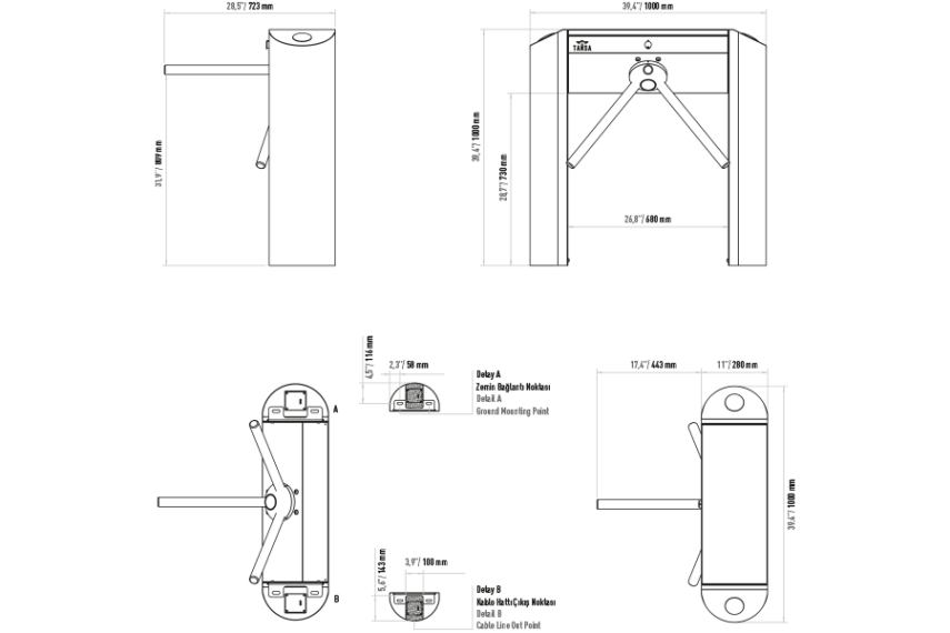 Tansa 303E Tripod Turnike - 5
