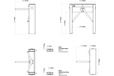 Tansa LTT 303S Tripod Turnike Sistemi - 5
