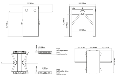 Tansa Ltt303D Double Paslanmaz Turnike - 5