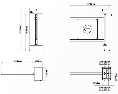 Tansa SG-212 Engelli / VIP Turnike - 3